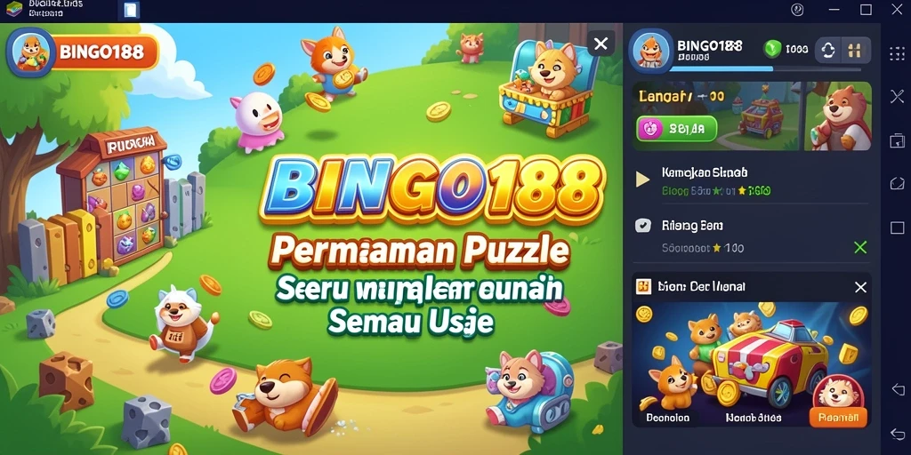 Screenshot BINGO188 menampilkan momen permainan yang menegangkan dan seru.