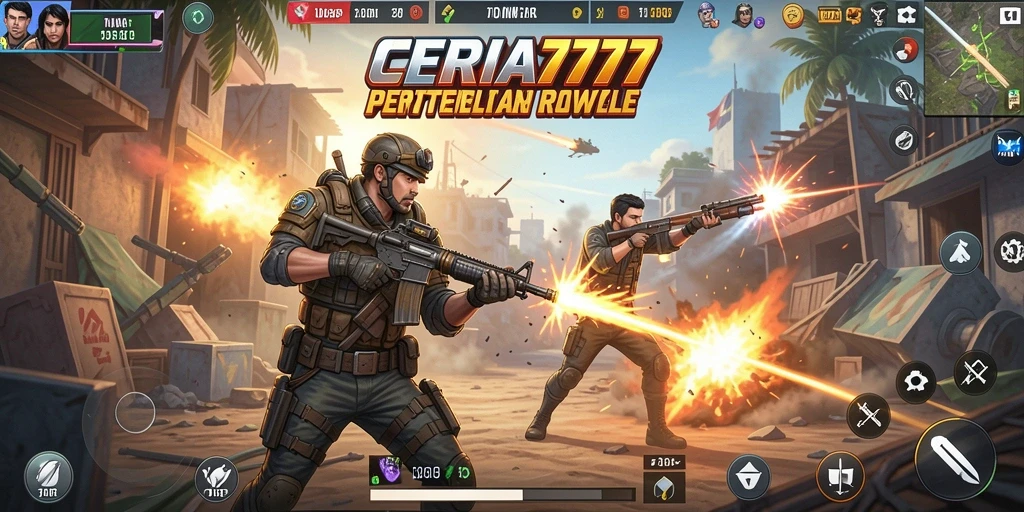 Tampilan seru dari pertempuran di CERIA777 yang penuh aksi.