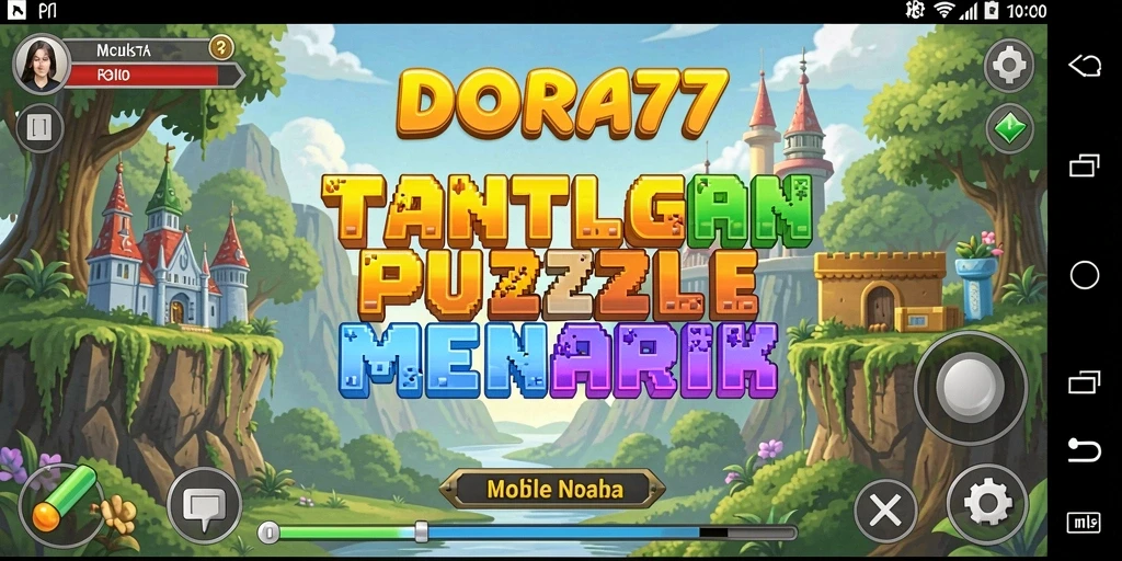 Tampilan gameplay DORA77 dengan tantangan puzzle yang menarik.