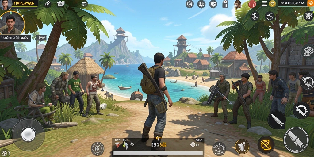 Tampilan gameplay Open World FIXPLAY666 dengan eksplorasi yang mendalam.