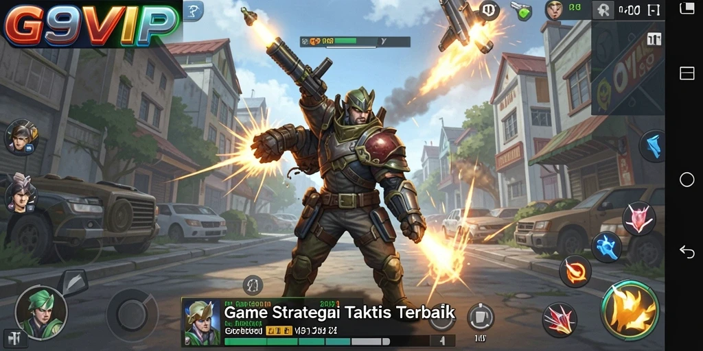 Tampilan gameplay seru dalam G9VIP dengan fitur SLG.