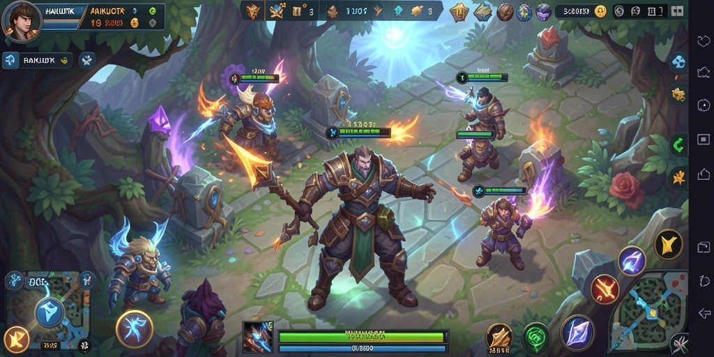 Screenshot menampilkan aksi seru dalam permainan ARPG HAIKUOTK.