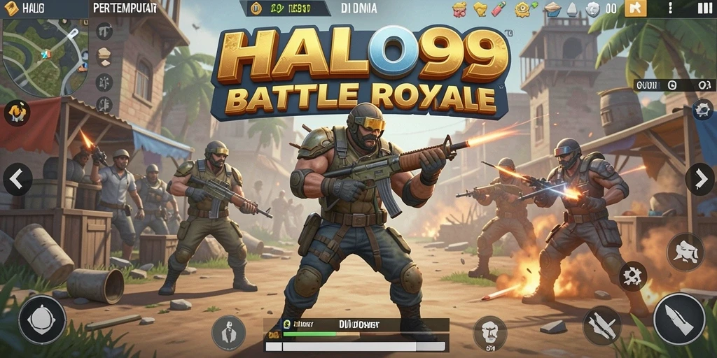 Gameplay seru dan strategi dinamis dalam HALO99.