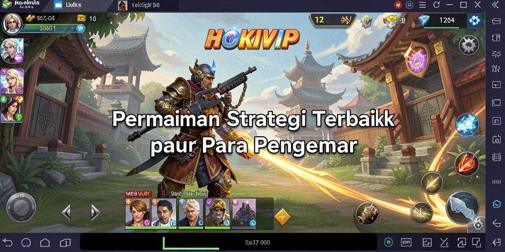 Gameplay HOKIVIP yang penuh strategi dan tantangan.