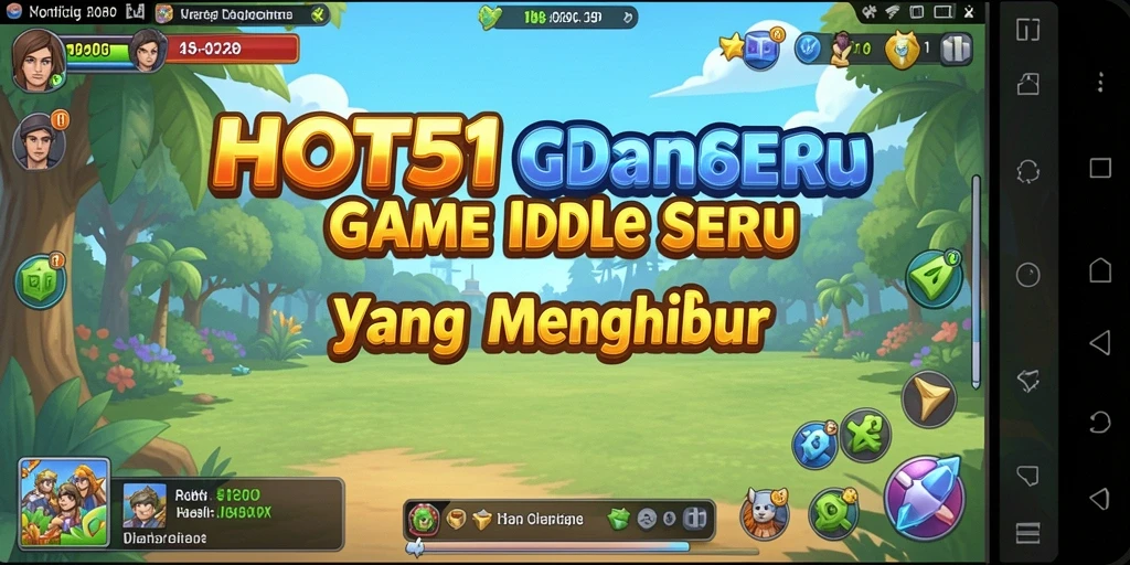 Screenshot menampilkan gameplay menarik di HOT51 yang penuh dengan aktivitas Idle.