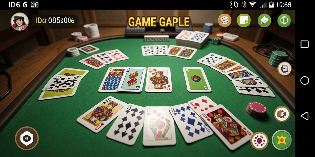 Gameplay seru Gaple di ID66 dengan grafis yang menawan.