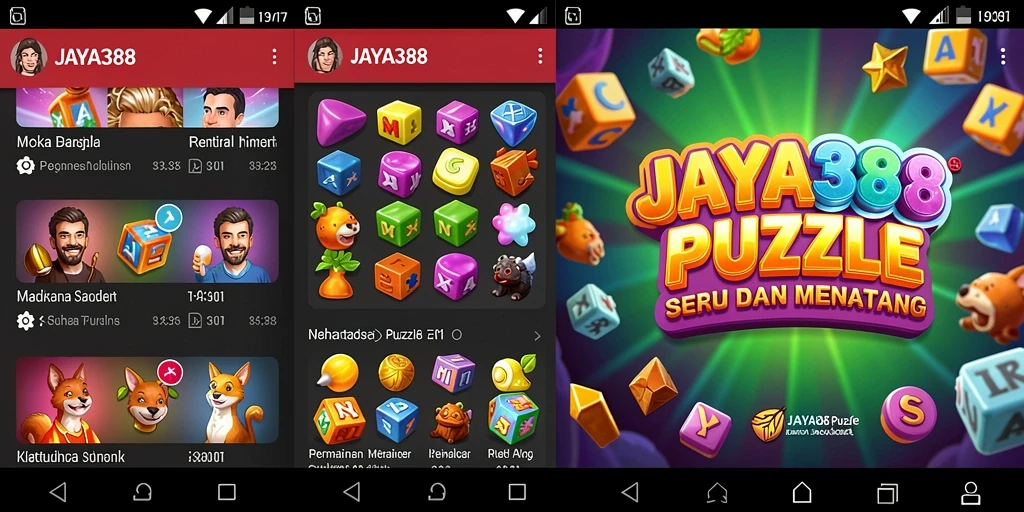 Gameplay seru dan menantang dari JAYA388 dalam setiap puzzle.
