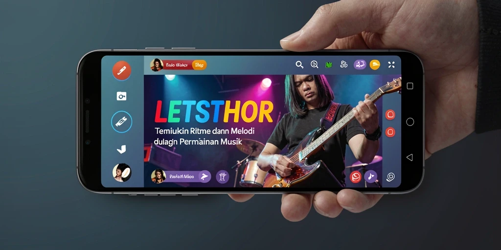 Tangkapan layar LETSTHOR menunjukkan gameplay interaktif yang seru.