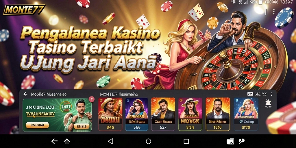Tampilan gameplay kasino yang menarik dan interaktif.