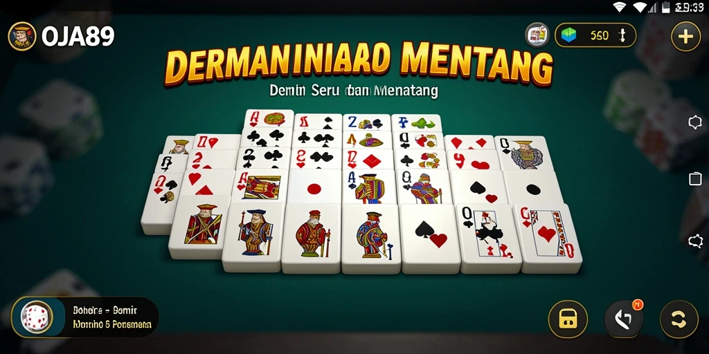 Gameplay seru dalam OJA89 dengan aksi Domino yang mendebarkan.