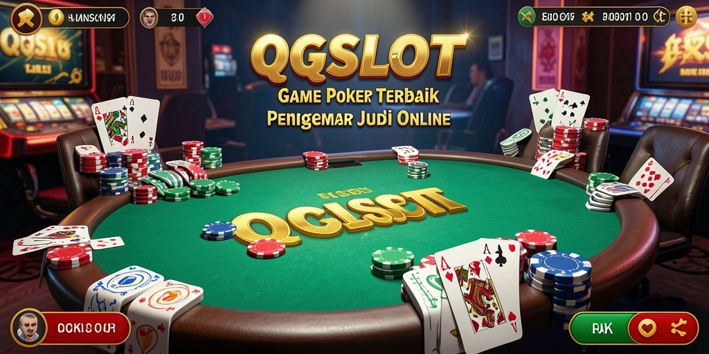 Tampilan permainan Poker yang mengasyikkan di QQSLOT.