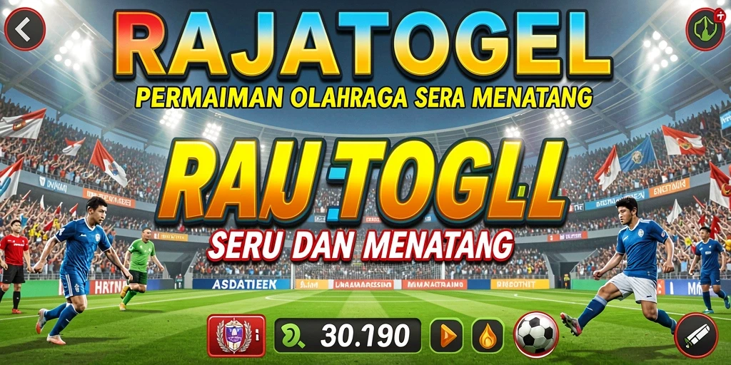 Tampilan gameplay seru di RAJATOGEL dengan aktivitas olahraga.