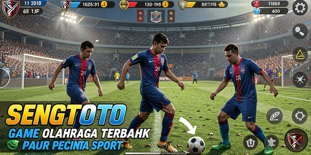 Tampilan gameplay SENGTOTO dengan aksi penuh tenaga.