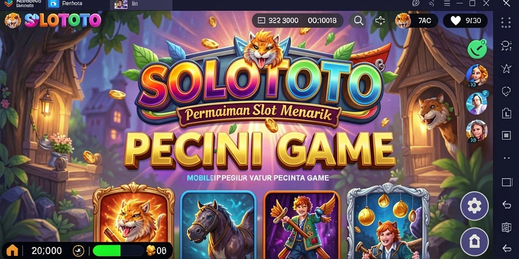 Screenshot gameplay SOLOTOTO yang menampilkan keseruan slot.