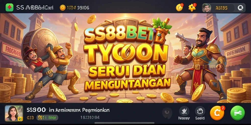 Tampilan gameplay menarik dari SS88BET yang menunjukkan suasana Tycoon.