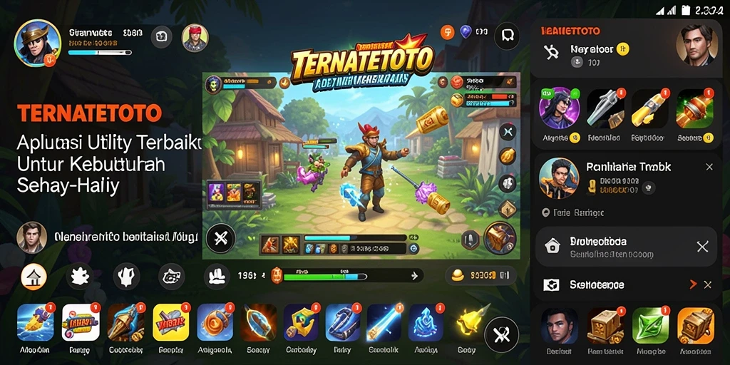 Tampilan antarmuka TERNATETOTO yang intuitif dan user-friendly.