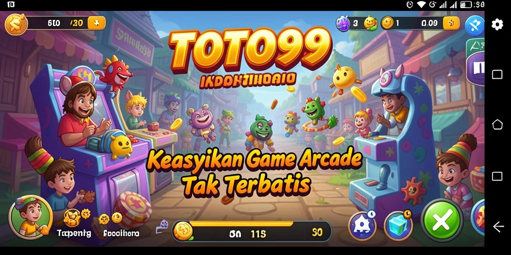 Tampilan gameplay TOTO99 yang penuh warna dan seru.